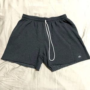 Alo yoga charcoal grey shorts